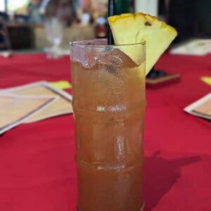 Refreshing drink in Honolulu Hawaii