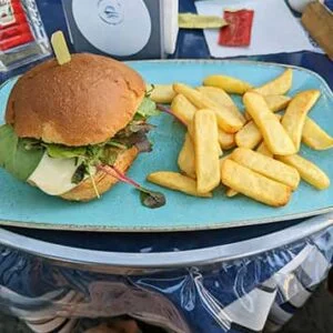 Lunch on the island of Capri Italy