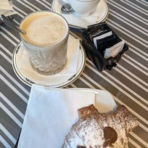 Dessert time on the island of Capri Italy