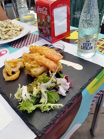 Lunch in Barcelona Spain