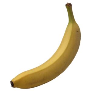 Banana fruit on a white background