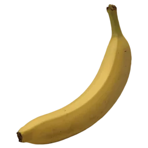 Banana fruit on a transparent (no) background