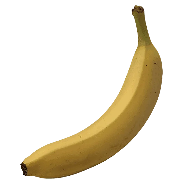 Banana fruit on a transparent (no) background