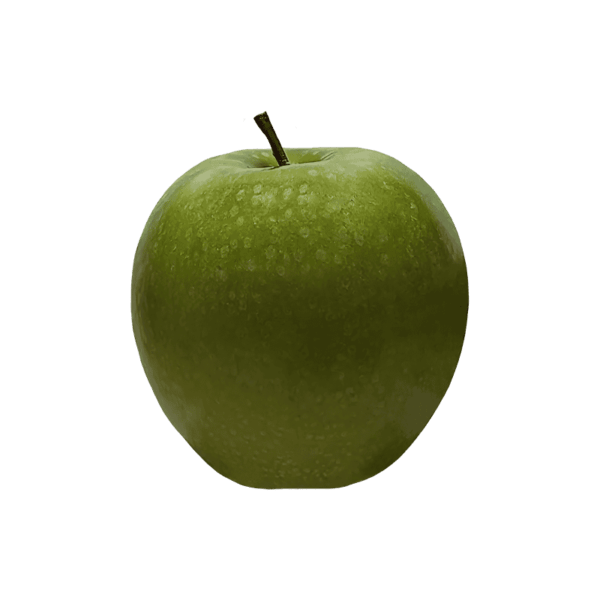 Green apple on a transparent (no) background