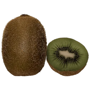 Kiwi fruit on a transparent (no) background