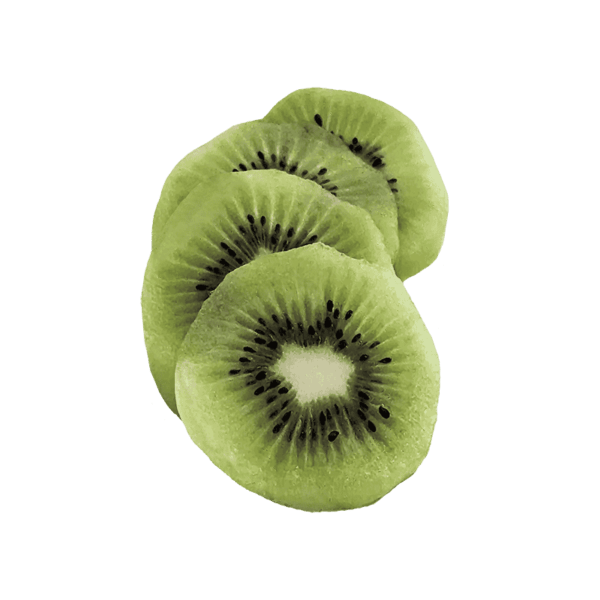 Kiwi fruit on a transparent (no) background