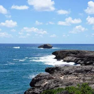 Scenic ocean view in Honolulu Hawaii