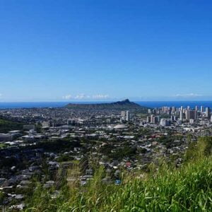 Scenic view of Honolulu Hawaii