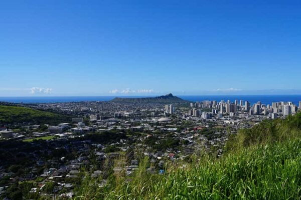 Scenic view of Honolulu Hawaii