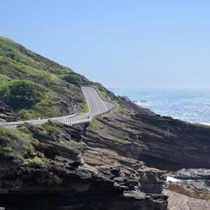Scenic view of Honolulu Hawaii coast