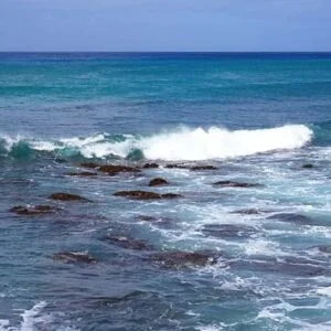 Scenic ocean view in Honolulu Hawaii