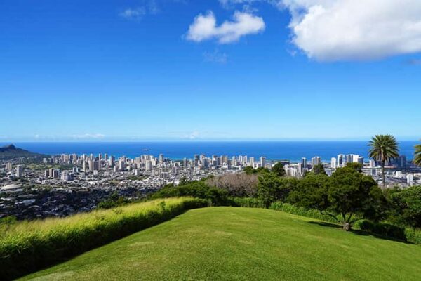 Scenic view of Honolulu Hawaii