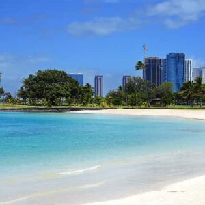 Scenic Honolulu Hawaii view