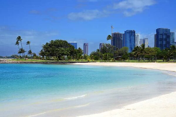 Scenic Honolulu Hawaii view