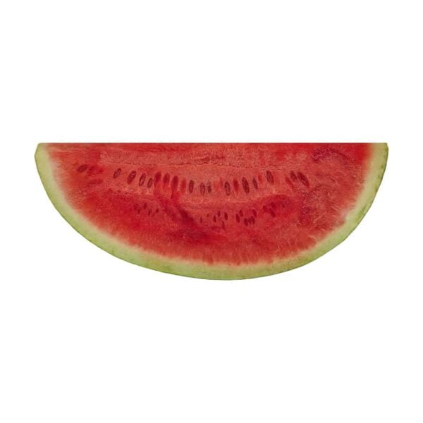 Watermelon slice on a white background