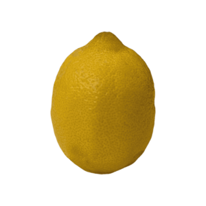 Lemon on a transparent (no) background