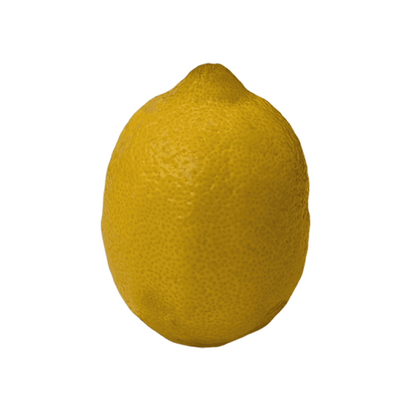 Lemon on a transparent (no) background