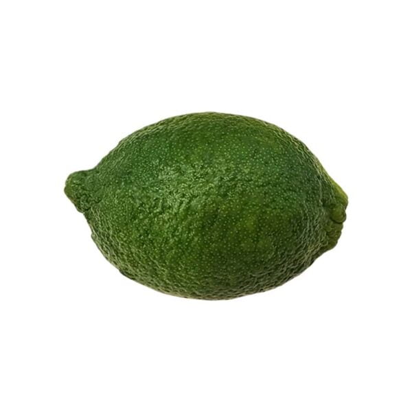 Lime on a white background