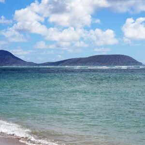 Scenic view of Oahu Hawaii coast
