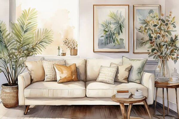 Living Room Digital Art