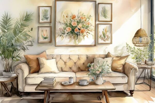 Living Room #2 Digital Art