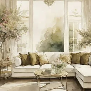 Living Room #3 Digital Art