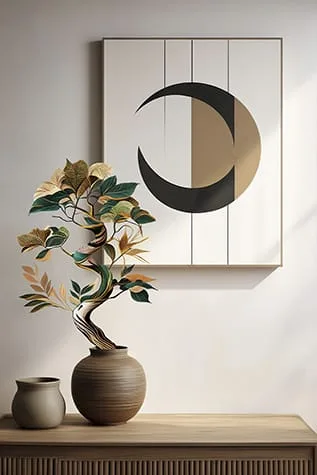 Wabi Sabi Decor Digital Art