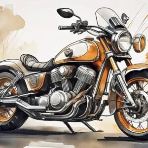 Motorcycle #3 Digital Art