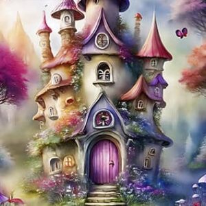 Fantasy Mushroom House Digital Art